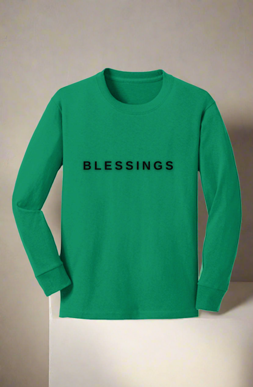 Blessings Long Sleeve Cotton Tee